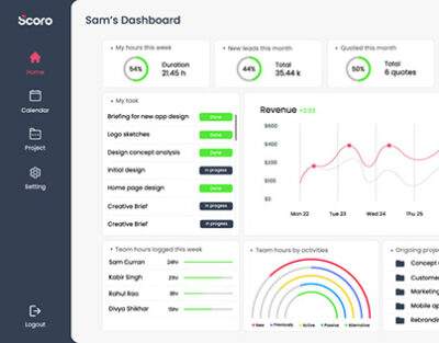 scoro project management system
